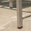 Tabourets de bar en aluminium avec siège en rotin PE, ensemble de 2