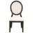 Dark Cocoa 5-piece Round Dining Table Set