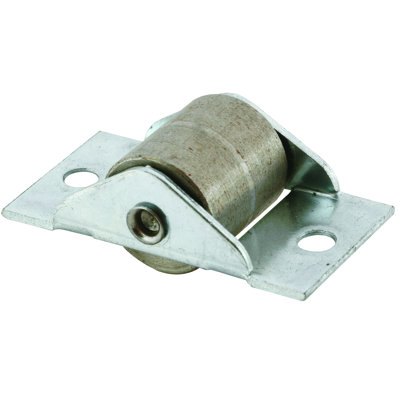 Rouleau de porte de placard en bois Prime-Line, style insert, rouleau plat 3/4 po