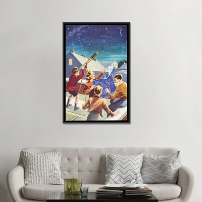 « look to the stars ! » impression sur toile, reproduction d’art sur toile