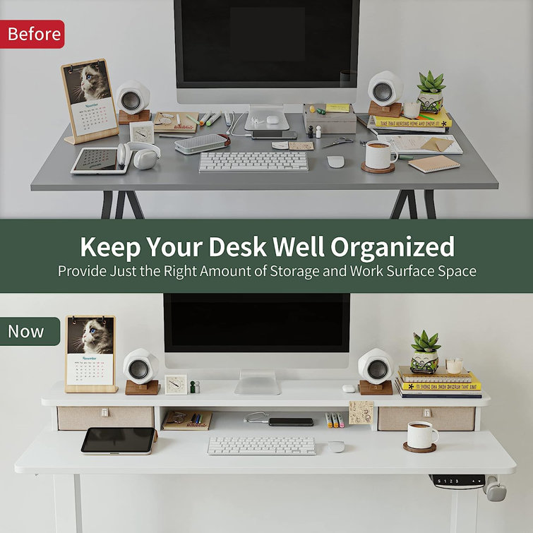 Kulig Height Adjustable Standing Desk Inbox Zero