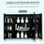 Armoire de salle de bain murale avec miroir à DEL kleankin, l 35,5 "x H 25,5" avec fonction de mémoire, charge USB, noir ultrabrillant