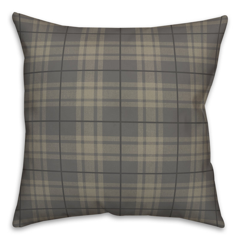 Plaid Throw Pillow