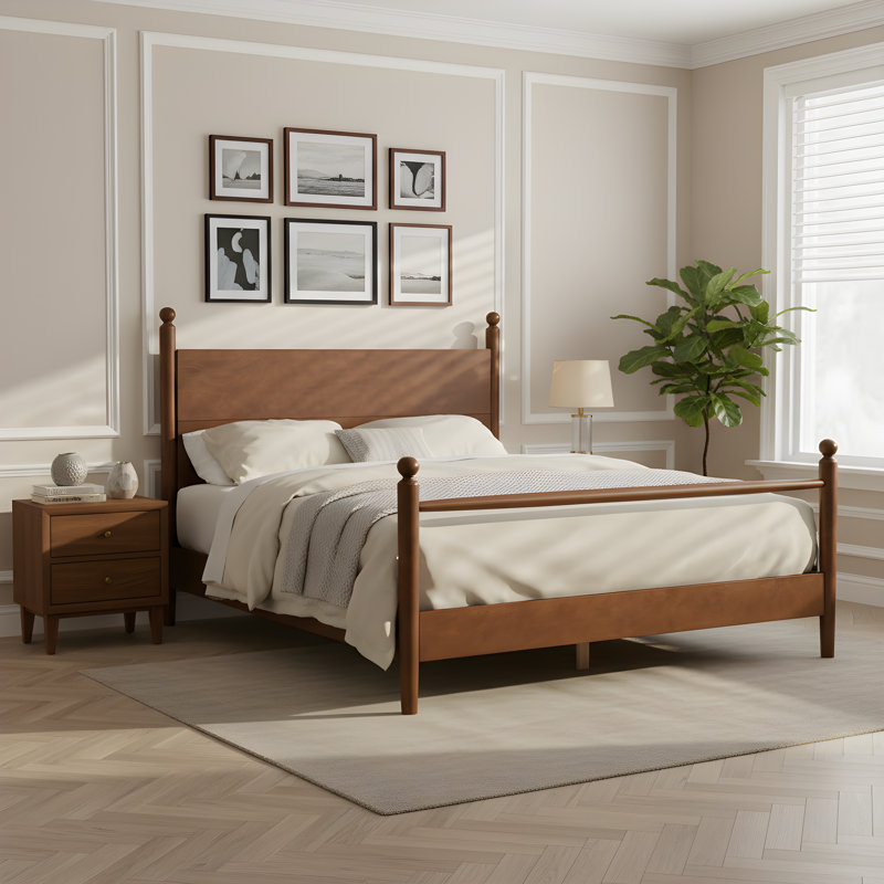 Structure de lit Harlow Modern, Grand lit