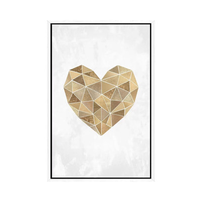 Mosaic Heart by Sisi & Seb - Gallery-Wrapped Canvas Giclée on Canvas