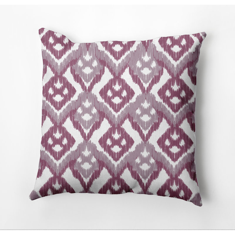 Housse et insert de coussin carré Happy Hippy, Lavande, H 16 po x l 16 po