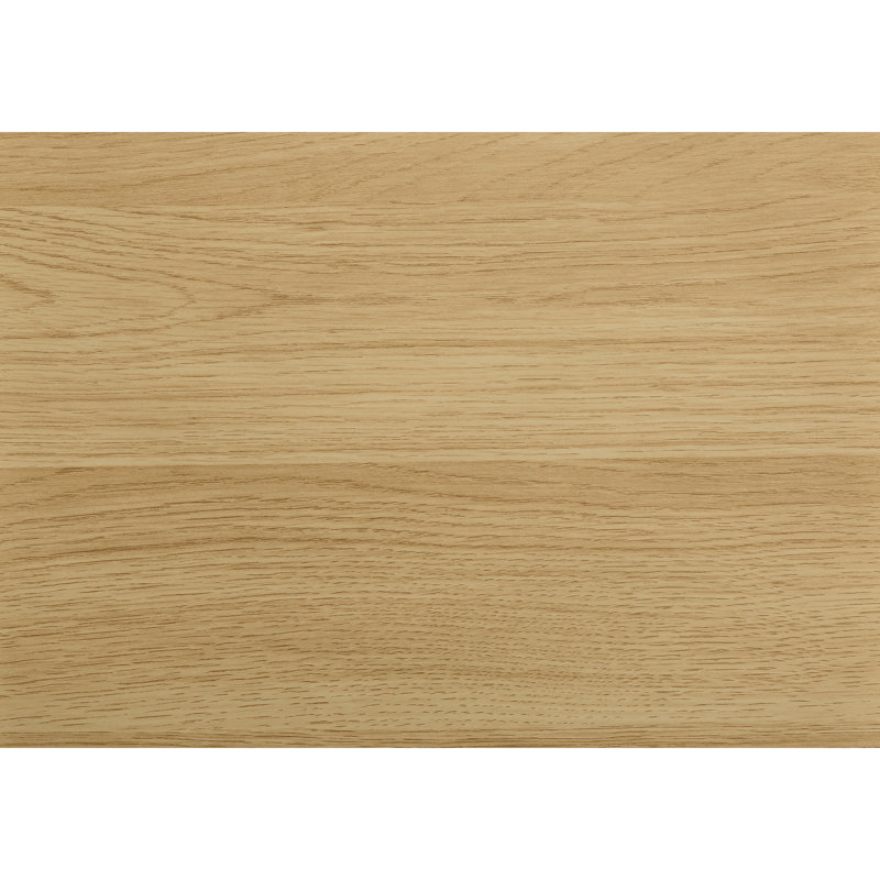 Bureau d'étude moderne de 76 cm (30 po) - Plateau en stratifié naturel et structure en métal blanc, idéal pour l'apprentissage, bureau d'ordinateur contemporain, poste de travail pour ordinateur portable avec piétement supérieur.