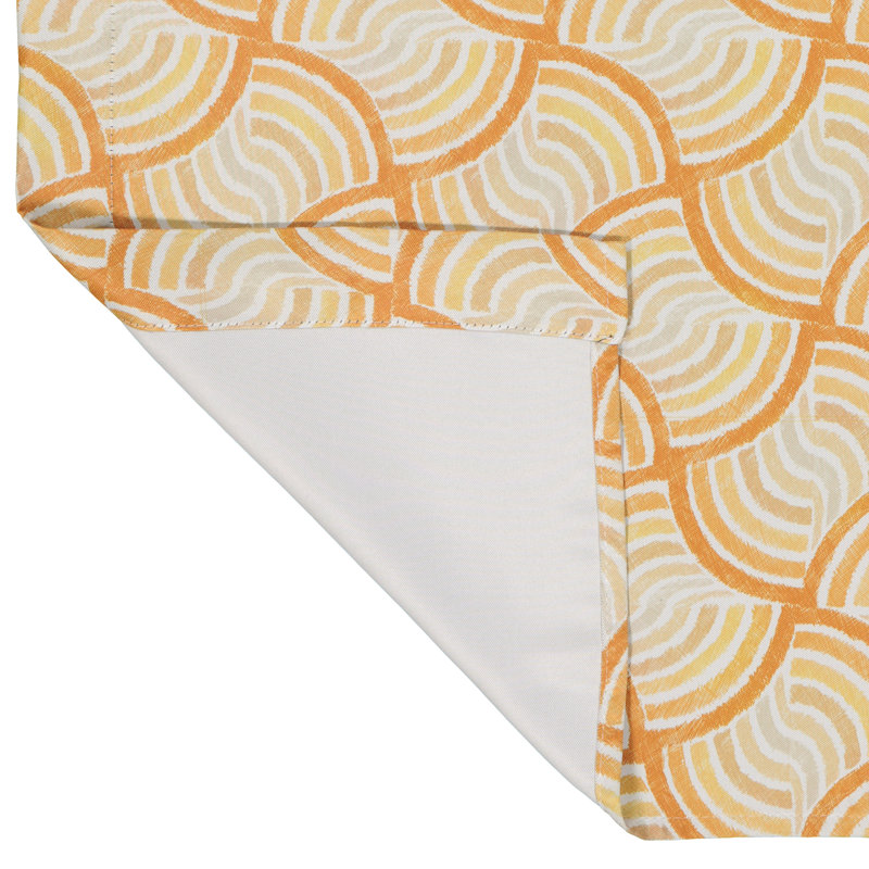 Benchley Room Darkening Curtain Single Panel, 37" W x 84" L, Gold