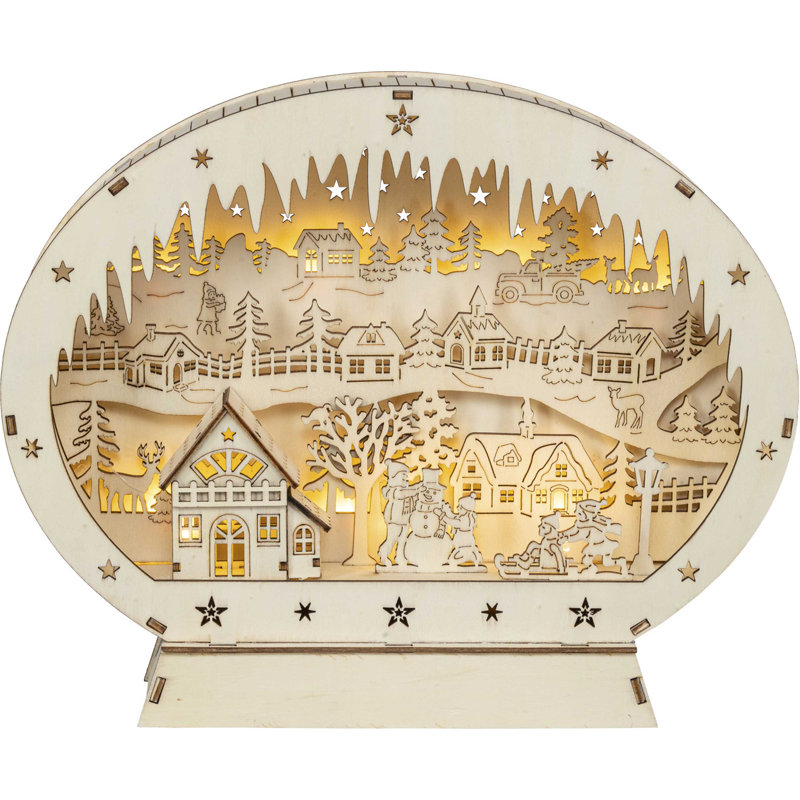 LED Illuminated Window Decoration