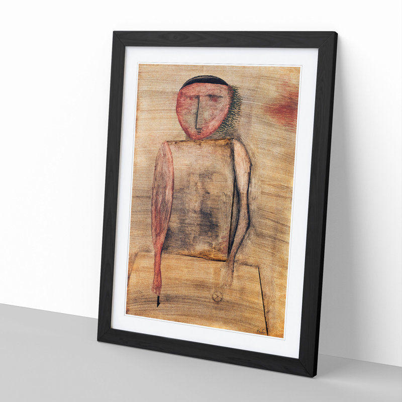 Doctor by Paul Klee - Picture Frame Painting, 36cm H x 27cm W x 2cm D, Black Framed