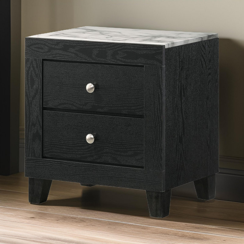 Armenakis 21.5'' W Solid Wood Nightstand