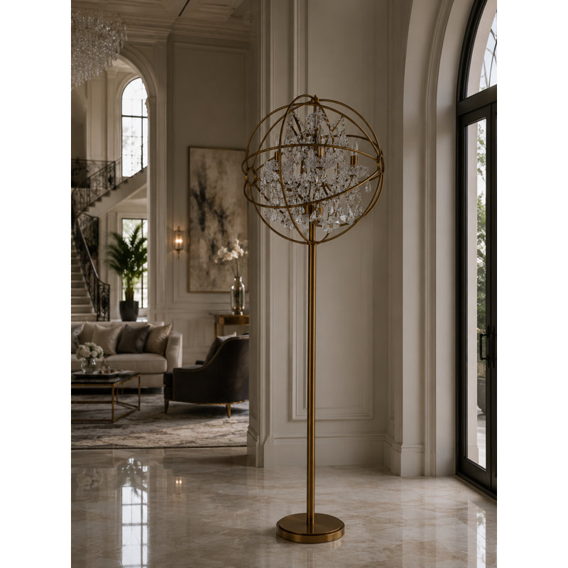Lampe sur pied 71 po candélabre Mendelson
