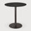 Blend dining table - varnished oak top - brown - Dark Bronze base - round 70/70/76