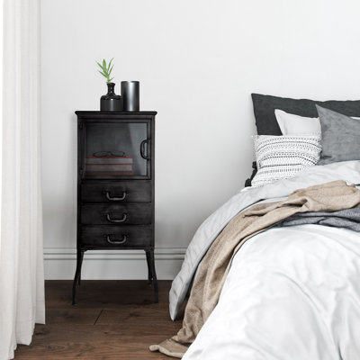 Metal Storage Cabinet with 3 Drawers