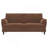 2-Piece Upholstered Crescent Arm Sofa Set