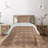Rustic Polyester Geometric Shapes Coverlet-41886805