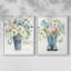Bouquet de jardin - reproduction encadrée de qualité supérieure - prête à être accrochée - aucun clou requis - aucun clou requis-108000765-108000769