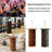 36" H Round Dining Table with Hidden Storage, Small Kitchen Bar Table for Dining Room, Pub, Basement-2067797203