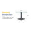 Tables basses et modernes Modern, 27,5 pouces