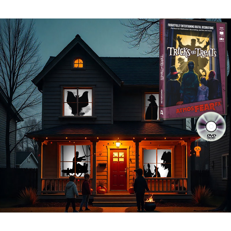 Décoration numérique d'Halloween sur DVD AtmosFX Tricks and Treats