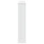 Cadre de cheminée en bois d'ingénierie blanc 39,4 x 7,9 x 39,4 po