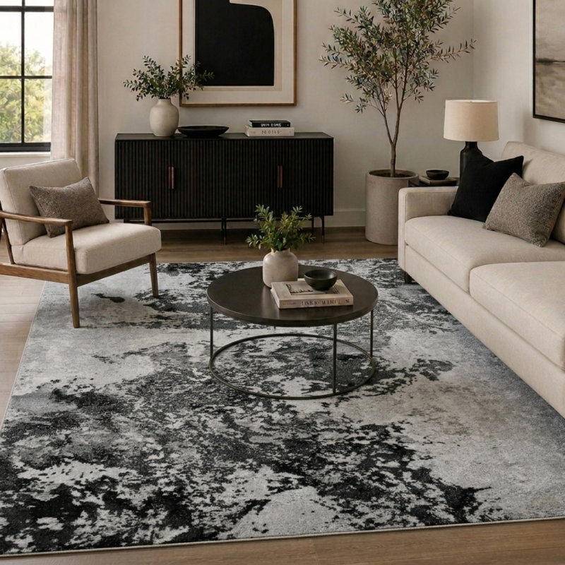 Mccaughey Abstract Area Rug, Rectangle 120 x 170cm