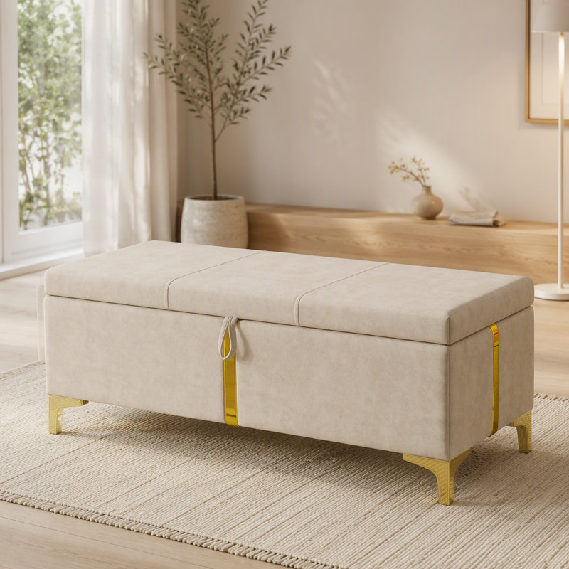 Repose-pieds avec rangement Elegant