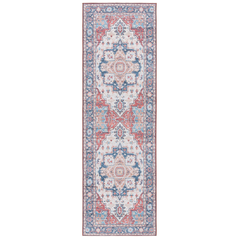 Kreitzer Performance Machine Washable Oriental Rug, Runner 2'6" x 8'