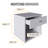 Novara Single Drawer Low Profile Nightstand-527298515