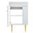 21.6" Bathroom Vanity, Combo Cabinet, Bathroom Storage Cabinet, Single Ceramic Sink, Right Side Storage, Bathroom Vanity-1253264141