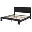 Lit plateforme en bois avec rangement sous le lit