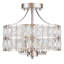 Plafonnier semi-encastré en cristal 4 lumières-97947133