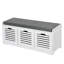 Banc de rangement avec tiroirs Demaria