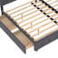 Lit plateforme tapissier avec rangement Mirbana-598856153