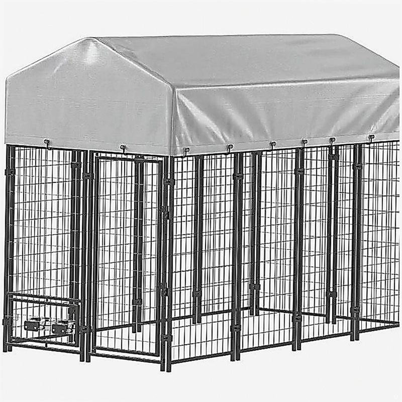 Chenil pour animaux spacieux et extérieur