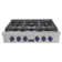 KUCHT Professional 36 in. Gas Range Top with Sealed Burners in Stainless Steel