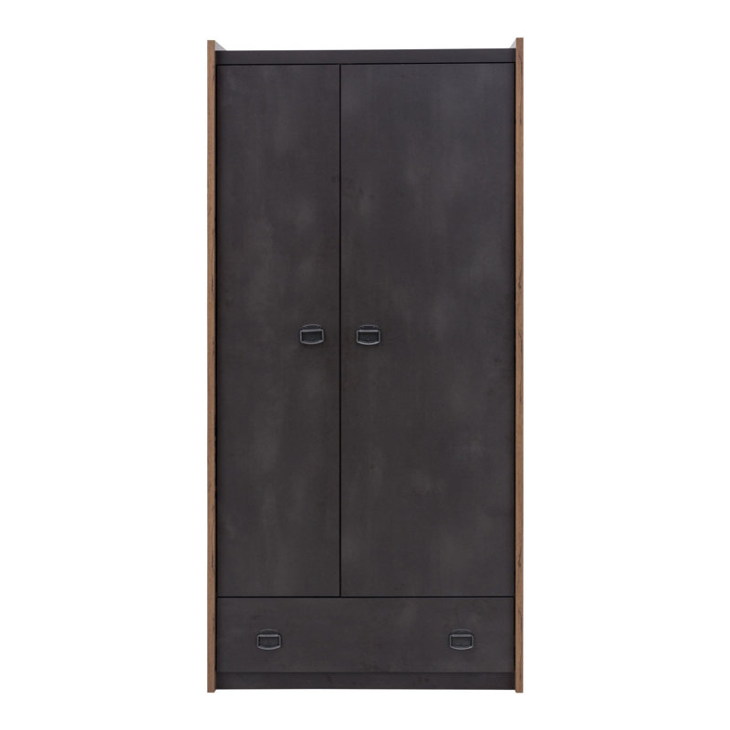 Novak 2 Door Manufactured Wood Wardrobe