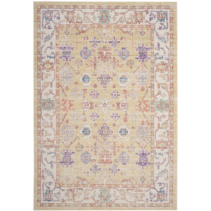 Twickenham Oriental Cotton Area Rug, Rectangle 122 x 183 cm