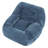 Blue Corduroy Fabric Couch, Comfortable And Non - Assembly, For Dorm, Bedroom & Living Room, Ergonomic Design Writing, 38.87 In Width, 33.69 Depth, 27.55 Height, 30.68 Lb Full Body Support,-1952853293