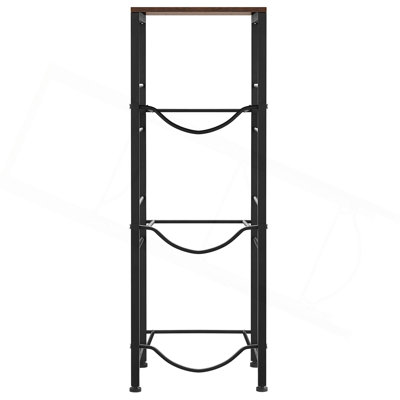 Porte-bidon à eau, support à 4 bouteilles d'eau à 3 niveaux et à 5 gallons pour 3 bouteilles, support à cruche robuste avec tablette de rangement, amovible pour la cuisine, le bureau et le salon