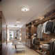 Chantey 2 Light Linen Flush Mount