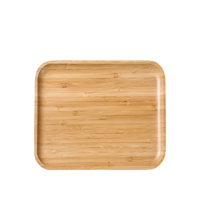 Bamboo & Wood Yanco BB-112 12" X 9 1/2" X 7/8" RECTANGULAR TRAY