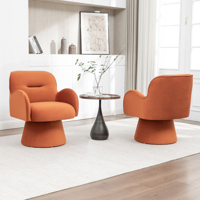 Velvet Revolving Chair
