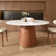 Farmhouse Kitchen Table Round Dining Table Circular For 4/6/8 Gullu Modern
