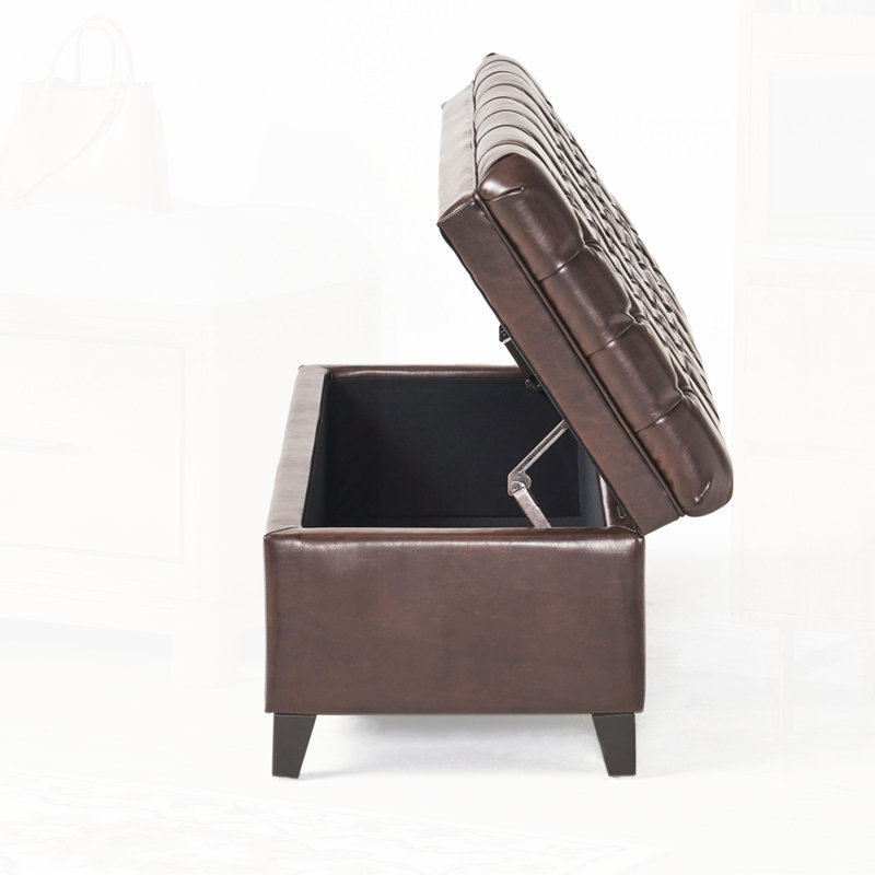 Rectangular bench design, Brown