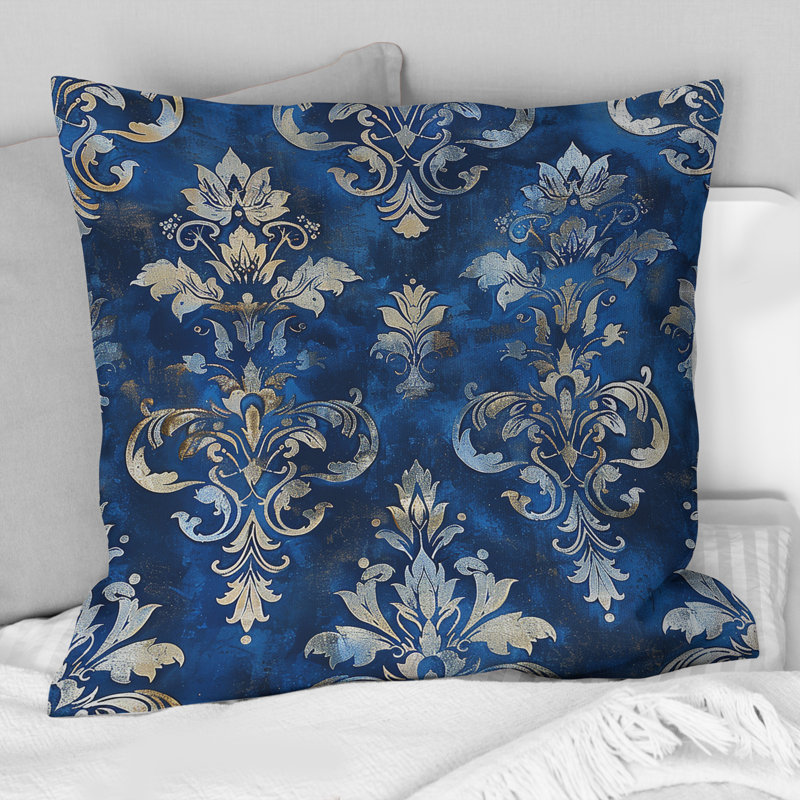 Coussin décoratif Glamour Damask IV - Glam, H 16 po x l 16 po