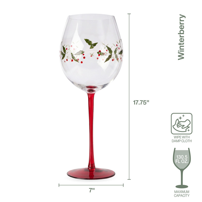 Pfaltzgraff Winterberry Oversized Wine Glass