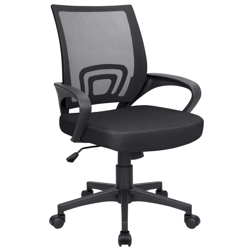 Chaise de travail Dalary, Noir