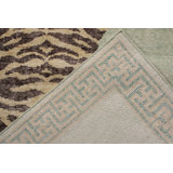 Distressed Homage Handmade Kilim Wool Animal Print Area Rug