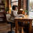 Latiera Swivel Adjustable Height Bar Stools Faux Leather Counter Stools with Footrest-98722005